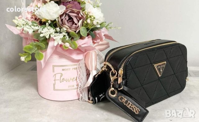Черна чанта Guess  кодSG168, снимка 3 - Чанти - 39832972