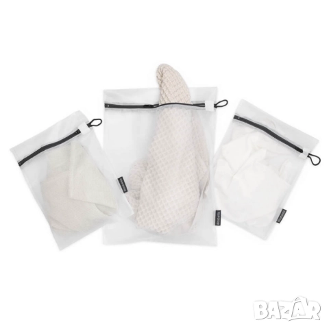 Комплект торби за деликатно пране Brabantia White/Grey, 3 броя в два размера, снимка 4 - Други стоки за дома - 52098622