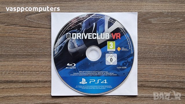 Driveclub VR (без кутия) PS4, снимка 1 - Игри за PlayStation - 42812233