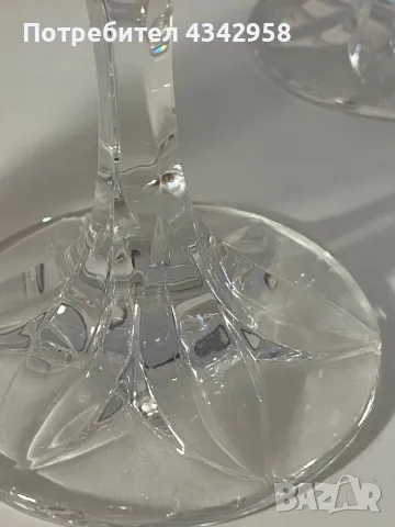 7* Villeroy & Boch “ Tulipe” . Crystal. 1970 г., снимка 6 - Антикварни и старинни предмети - 49275258