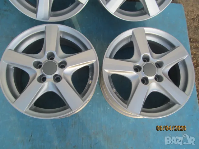 Алуминиеви джанти 5 x 100 mm. 15 цола за Volkswagen, Skoda,Toyota,Audi, снимка 4 - Гуми и джанти - 55826004
