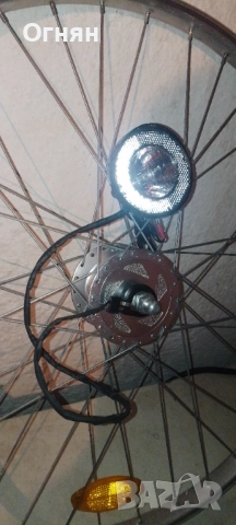 Нова 26 цола капла с вградено динамо и фар комплект за велосипед