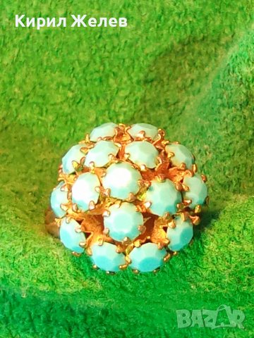 СТАР РЕТРО ВИНТИДЖ РЕГУЛИРУЕМ КРАСИВ СТИЛЕН ПРЪСТЕН 20331, снимка 6 - Антикварни и старинни предмети - 36423774