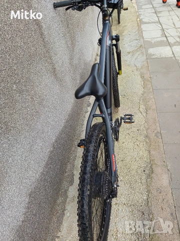 27.5 цола електрически алуминиев велосипед с 21 скорости усилени капли амортисьори предни като нов , снимка 16 - Велосипеди - 53372968