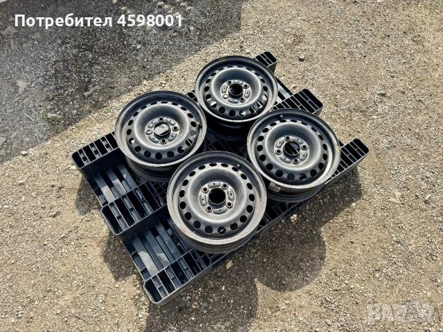 4бр.Оригинални железни джанти 14цола 4x114.3 за Mitsubishi Colt,Lancer, снимка 2 - Гуми и джанти - 53874995