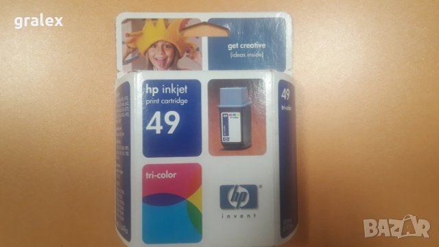 HP-49 цветна касета-глава чисто нова, снимка 1 - Консумативи за принтери - 29300286