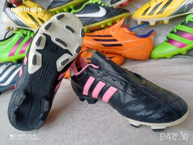 adidas® original , N- 32 - 33, черните футболни обувки бутонки, калеври,GOGOMOTO.BAZAR.BG® + ПОДАРЪ, снимка 16 - Детски маратонки - 39724265