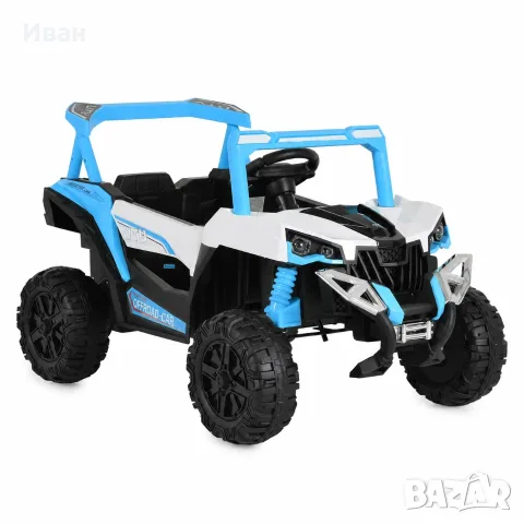 ТОП ЦЕНА!НОВО!Акумулаторен джип/UTV Gobi Go BLUE с 12 V батерия,USB,функция люлеене,дистанцинно
