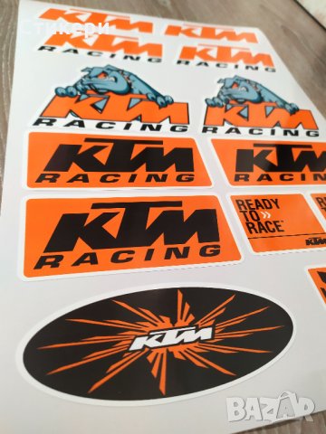 Стикери КТМ KTM емблеми лога - 15 бр. общо Sticker , снимка 4 - Аксесоари и консумативи - 29728167
