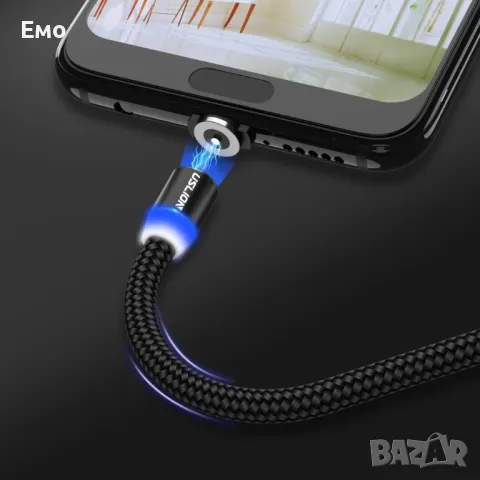 Магнитен кабел Uslion 3 в 1 За зареждане на Телефони, Таблети, и др. Micro USB, снимка 9 - USB кабели - 47980056
