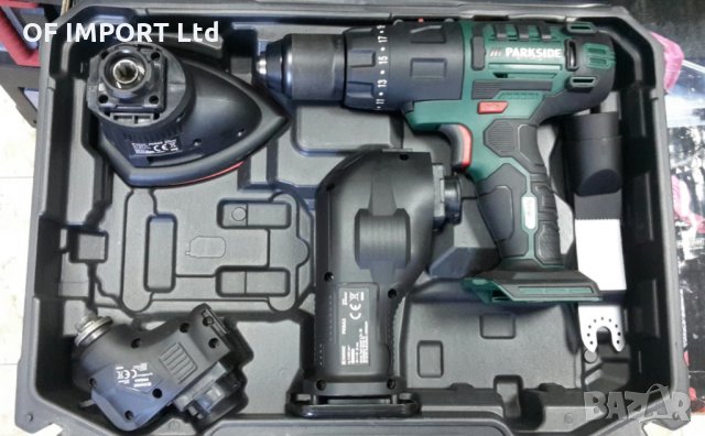 НОВО Aкумулаторен Комбиниран Инструмент PARKSIDE 4в1, снимка 2 - Винтоверти - 35555008