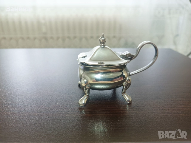 Английски  посребрен сет., снимка 6 - Антикварни и старинни предмети - 52584046