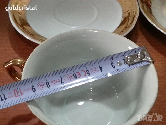 стар български порцелан чаени чаши барок , снимка 15 - Антикварни и старинни предмети - 21899109