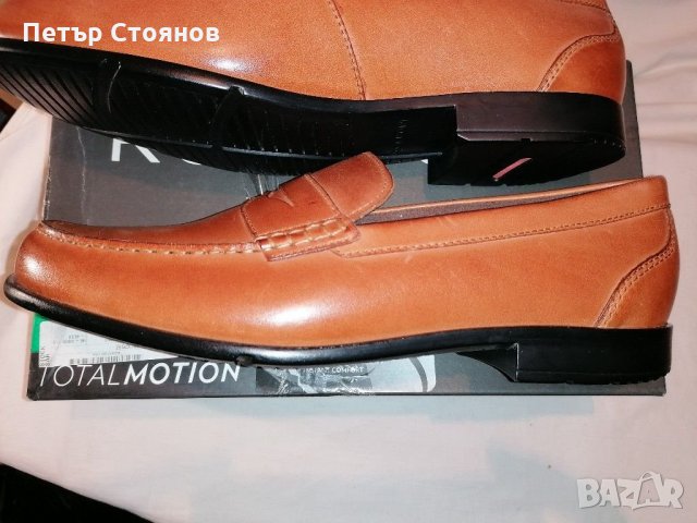 Мъжки мокасини от естествена кожа ROCKPORT №45, снимка 6 - Официални обувки - 31333730