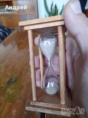 Стар пясъчен часовник БГА Балкан,Балкантурист, снимка 3 - Други ценни предмети - 48261809