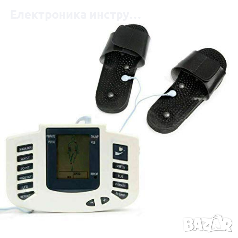 Електронен импулсен масажор с терапевтични чехли, снимка 1 - Друга електроника - 44271899