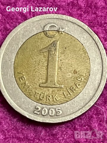 1 лира Турция 2006