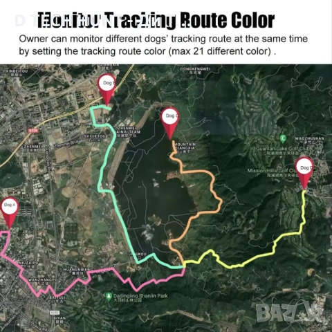 GPS Тракер за Кучета IK122T PRO-4000mAh., снимка 2 - За кучета - 54176313