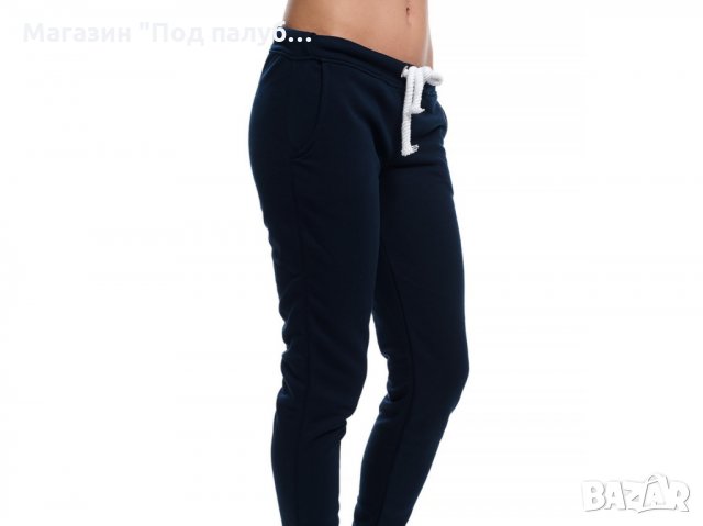 Нова дамска спортна долница в тъмносин цвят, снимка 3 - Клинове - 29608672