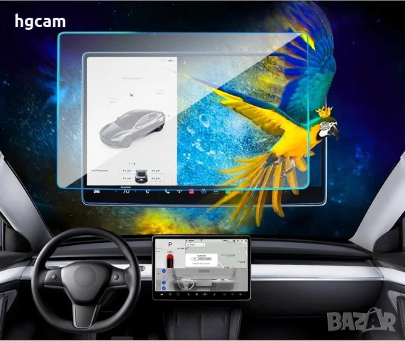 Стъклен протектор за Tesla Model 3 2024 и XIAOMI SU7