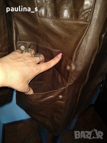 Яке "Tommy Hilfiger"® genuine leather / естествена кожа / голям размер , снимка 9 - Якета - 29572677