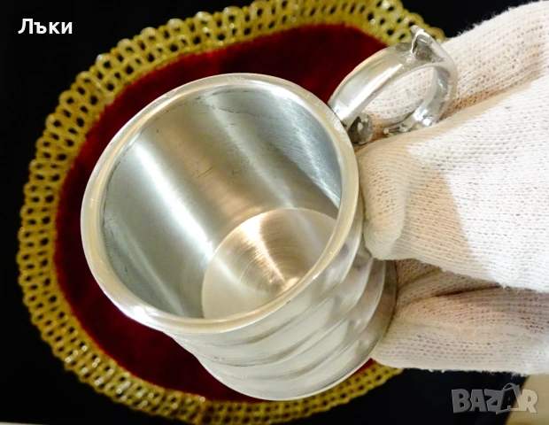 Калаена чаша WMF,красив релеф. , снимка 7 - Антикварни и старинни предмети - 54058776