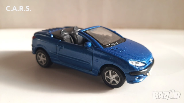 Peugeot 206 CC Cabrio Maisto - Мащаб 1:38, снимка 6 - Колекции - 54112954