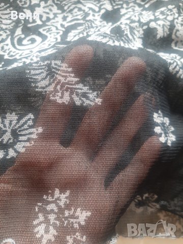 Прозрачна блуза от тюл, снимка 4 - Блузи с дълъг ръкав и пуловери - 37283160