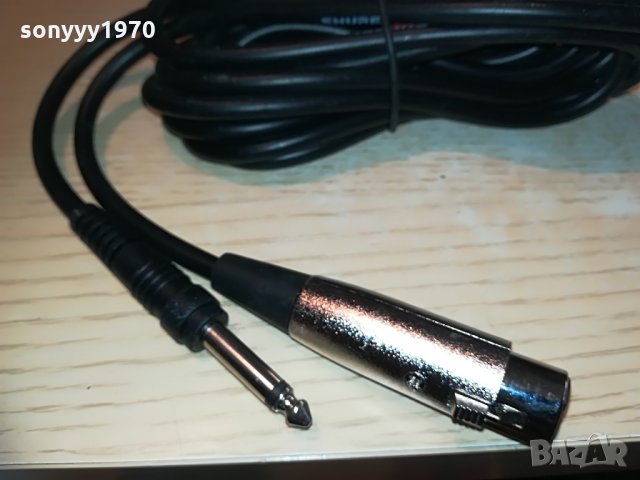 shure mic+shure кабел с жак и букса-внос швеицария, снимка 11 - Микрофони - 29672601