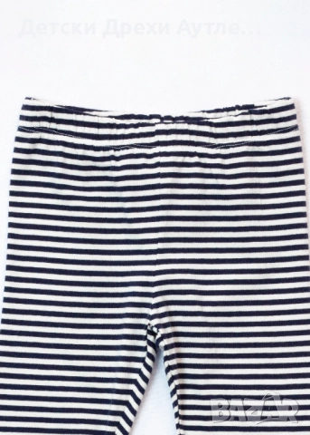 Нови памучни клинове за момичета с раиран десен – размери 92-140, снимка 4 - Детски клинове - 51934846