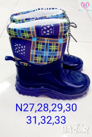 №23-№335, Детски гумени ботуши за момче G&G в синьо, снимка 3 - Детски боти и ботуши - 34309860