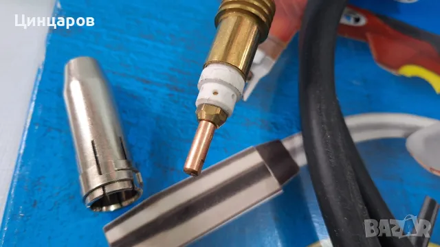 Миг-Маг шланг Trafimet телоподаващ,евро-конектор,дължина 3м.Тип серия 24.Произход Италия , снимка 3 - Други машини и части - 48666283