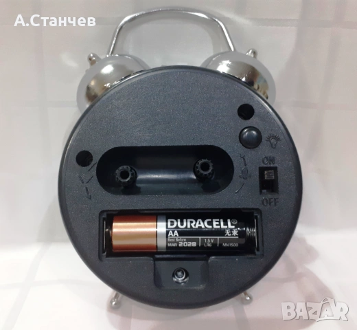 Часовник будилник с лампичка и фосфорни цифри, снимка 7 - Декорация за дома - 53225737