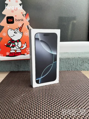 НЕРАЗПЕЧАТАН❗️512Gb! iPhone 16 Pro Max❗️Лизинг от 105лв/м ❗️white Titanium ❗️512Gb ❗️ бял, снимка 1