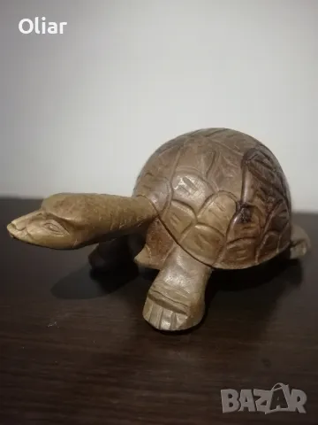 Много красива фигурка на костенурка от дърво. , снимка 5 - Декорация за дома - 49069801