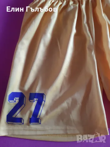 Екип жълт (фланелка и гащета) на Левски на Седрик Бардон, снимка 10 - Фен артикули - 49435983