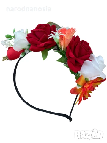 ГОЛЯМА ДИАДЕМА С ЦВЕТЯ - Модел 2
