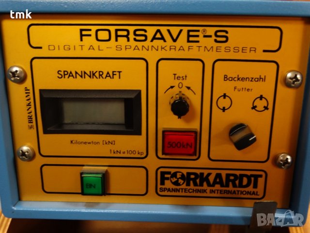 FORKARDT FORSAVE-S уред за измерване на статично налягане, снимка 5 - Други машини и части - 30346882
