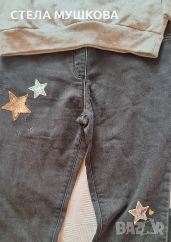 Панталон/клин  дънков Primigi и подарък блуза, снимка 2 - Детски панталони и дънки - 47541889