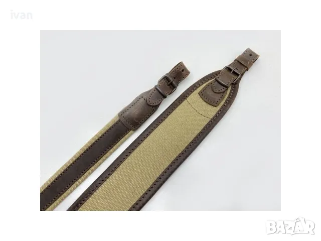 Ремък кожа и канвас