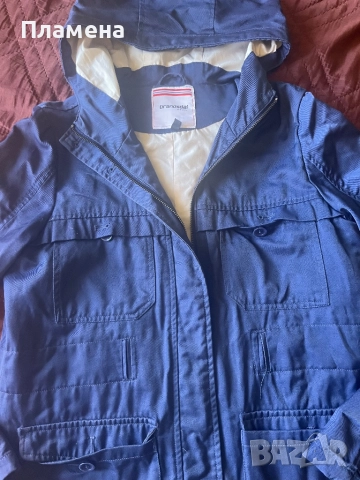 Синя парка, яке от Норвегия хс с , снимка 3 - Якета - 52176646