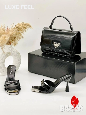 Prada ⚜️Дамски Чехли 36-41н , снимка 4 - Чехли - 54357730