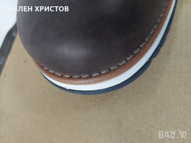 CLARKS Topton Mid-Естествена кожа(Като Нови)-№45, снимка 8 - Мъжки боти - 53339112