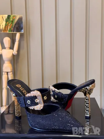 обувки на ток ysl saint laurent versace, снимка 8 - Дамски ежедневни обувки - 50422730