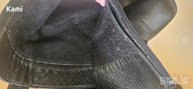Черни боти, естествена кожа, номер 39, снимка 5 - Дамски боти - 51950629