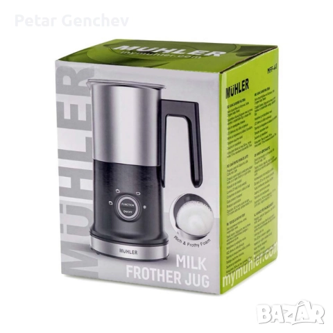 Кана за мляко на пяна Muhler MFF-44S – Гъста и пухкава пяна за секунди у дома, снимка 4 - Кани - 52540089