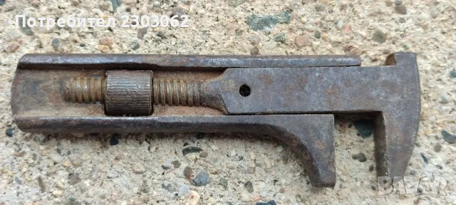 Стар френски ключ, малък, снимка 3 - Антикварни и старинни предмети - 49150472