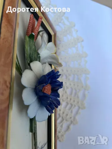 Красива 3д картина с порцелан от Италия, снимка 6 - Антикварни и старинни предмети - 48418684