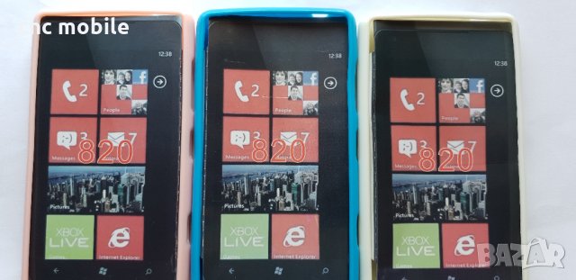 Nokia Lumia 820 - Nokia 820  калъф силиконов гръб - case