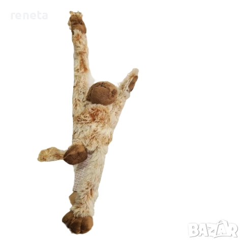 Играчка Маймуна, Текстилна, Бежава, Подвижни ръце, 30 см, снимка 2 - Плюшени играчки - 52627487